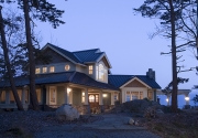 Pacific Northwest Island Cottage Custom Home